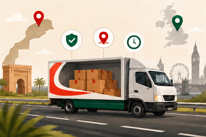 In transit - Safe transport with tracking